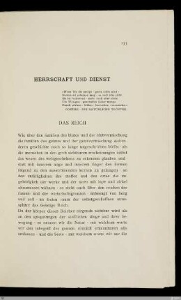 Herrschaft und Dienst / Friedrich Wolters