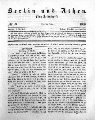 1836,38: No. 38