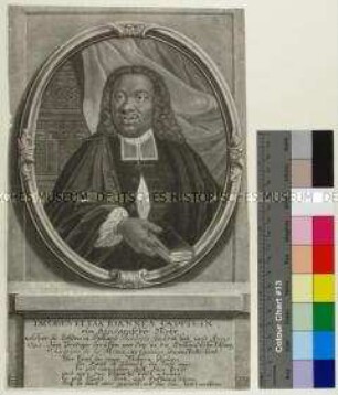Porträt des niederländischen Theologen und Missionars Jacob Capitein