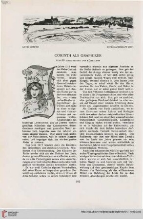 33: Corinth als Graphiker : zum 60. Geburtstag des Künstlers