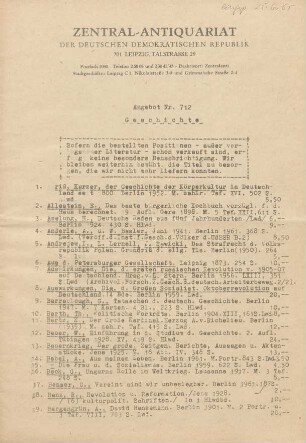 Nr. 712: Geschichte