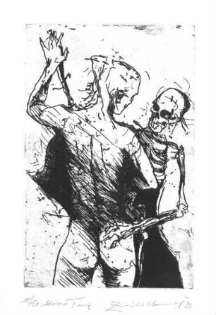 Grafik "Kleiner Tanz" (Helmut Anton Zirkelbach)
