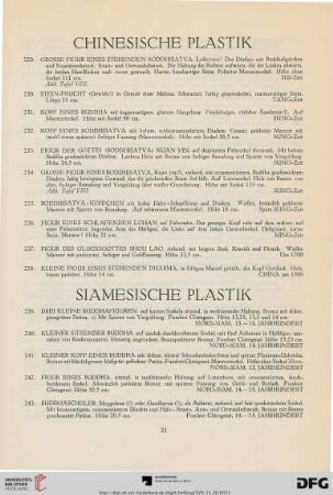 Chinesische Plastik (Nr. 229-238)