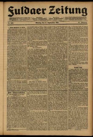 Ausgabe vom Montag, den 08. September 1913.