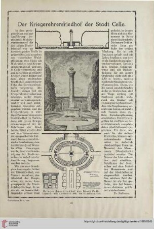 32: Der Kriegerehrenhof in der Stadt Celle