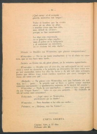 Carta abierta