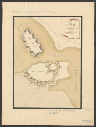 Plan von Calmar in Schweden