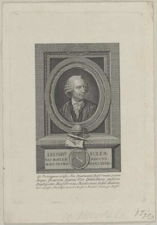 Bildnis des Leonh.d Euler