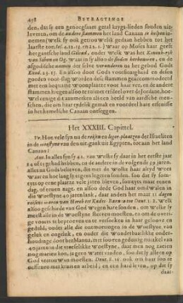 Het XXXIII. Capittel