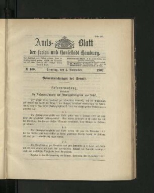 No. 160. 4. November. 1902.