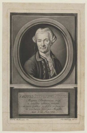 Bildnis des Johann Stephan Pütter