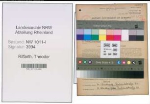 Entnazifizierung Theodor Riffarth , geb. 16.02.1917 (Geschaeftsfuehrer)
