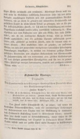 231-236 Systematische Theologie