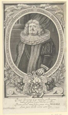 Bildnis des Georgius Friedericus Behaim a Schwartzbach