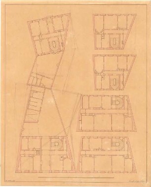 Mühe, Anton; Wohngebäude - Grundrisse