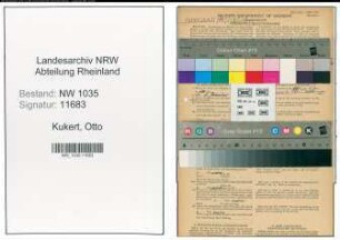 Entnazifizierung Otto Kukert , geb. 11.08.1904 (Schlosser)