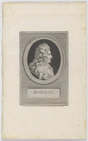 Bildnis des Nicolas Boileau Despreaux