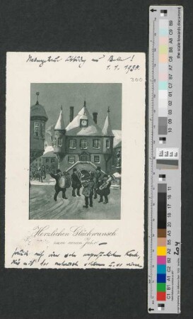 Postkarte an Werner von Melle