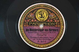 Die Meistersinger von Nürnberg : Schusterlied des Sachs; "Jerum, jerum" / (Richard Wagner)