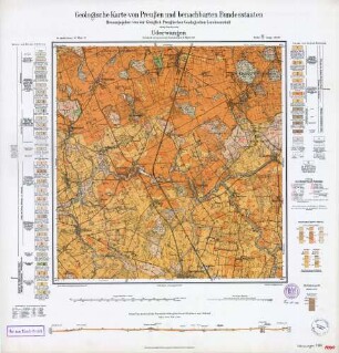 [1490] Uderwangen, Geologische Karte von Preußen und benachbarten Bundesstaaten