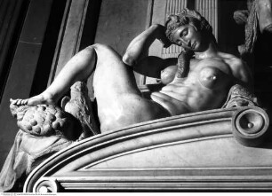 Grabmal des Giuliano de'Medici, Herzog von Nemours, Die Nacht