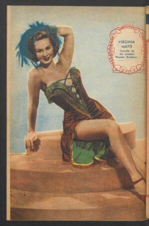 Virginia Mayo (estrella de los estudios Warner Brothers) - [Fotografía]