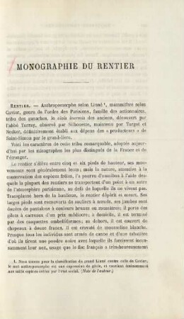 Monographie du rentier
