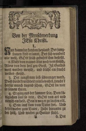 Von der Menschwerdung Jesu Christi