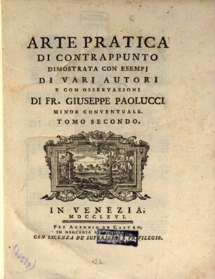 Arte Pratica Di Contrappunto, 2