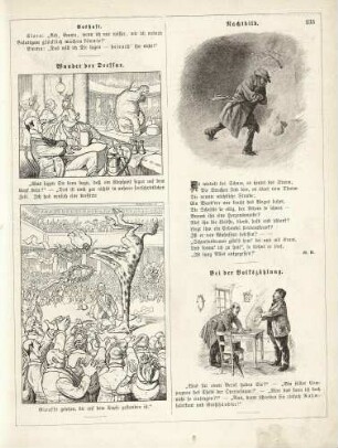 "Wunder der Dressur" "Nachtbild" "Bei der Volkszählung"