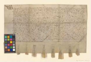 Obligation über 3800 Taler, die Matthias und Jacob v. Ribbeck den Städten Brandenburg (Alt- und Neustadt), Stendal, Berlin, Cölln, Tangermünde, Spandau und Treuenbrietzen leihen.