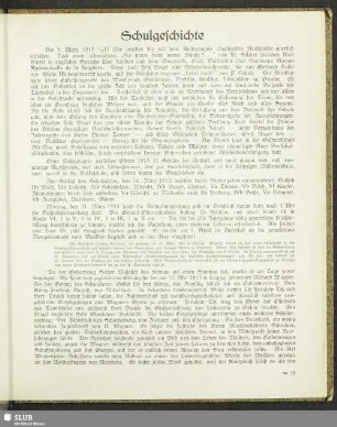 Schulgeschichte