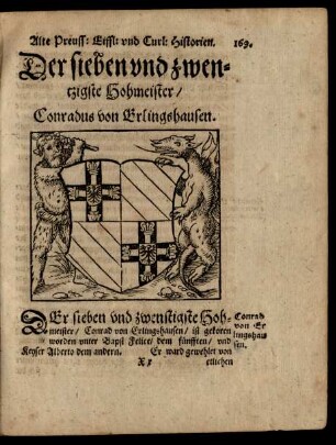 Der sieben und zwentzigste Hohmeister ...