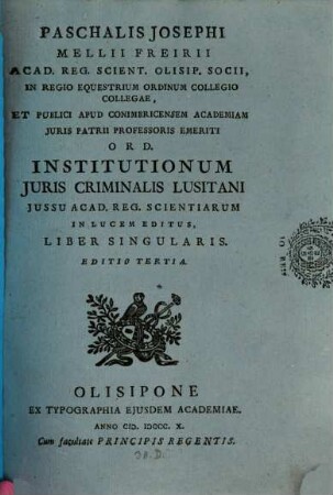 Institutiones Iuris Civilis Lusitani