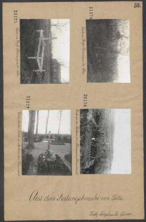 Grab vor der Batterie von Prémesques (Sénarmont)