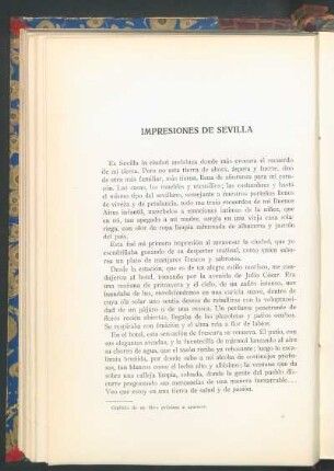 Impresiones de Sevilla