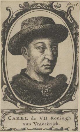 Bildnis des Carel VII., König von Frankreich