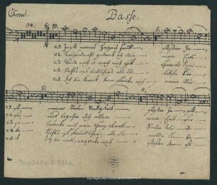 Basso. - Jesu meines Herzens Freud'