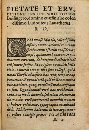 Cometarum omnium fere Catalogus : ab Augusto usque 1556