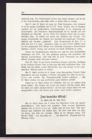 Ins deutsche Elsaß
