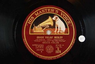 Gracie Fields' medley : (1st record) Intro: "Charmaine", "Because I love you", "My blue heaven"