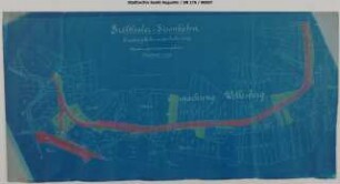 Eulenberg, Anschlussbahn: Abzeichnung der Ergänzungskarte. Ab Bahnhof Dahlhausen.