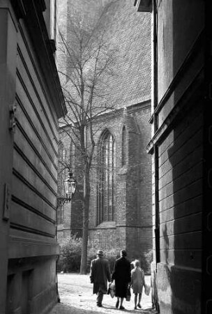 Berlin; Spandau: Kirchstraße mit Nicolaikirche
