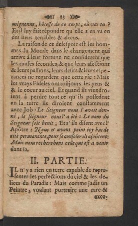 II. Partie.