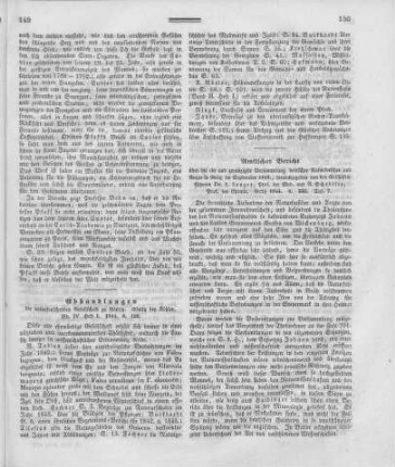 Abhandlungen der naturforschenden Gesellschaft zu Görlitz. - Görlitz : Köhler. - [Bd.] IV, Heft 1, 1844