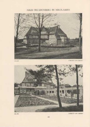 Ansicht von Südost ; Ansicht von Norden