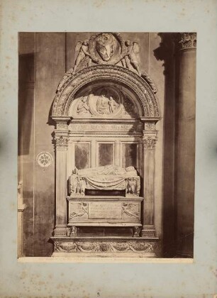 Santa Croce, Florenz Grabmal des Leonardo Bruni: Ansicht