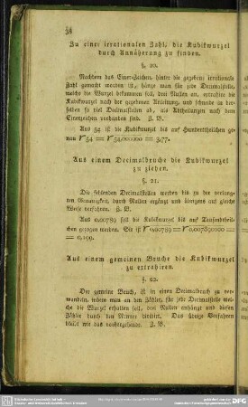 Aus einem gemeinen Bruche die Kubikwurzel zu extrahiren
