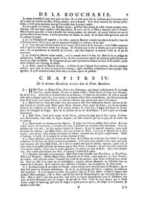 Chapitre IV. De la derniere Revolution arrivée dans la petite Boucharie