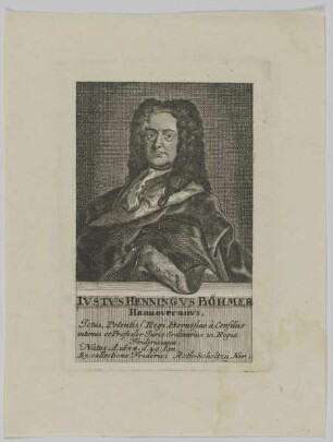 Bildnis des Justus Henningius Böhmer